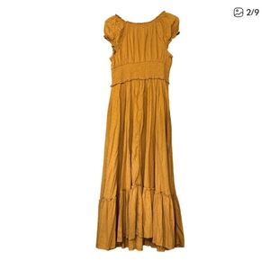 Old Navy Mustard Maxi Dress